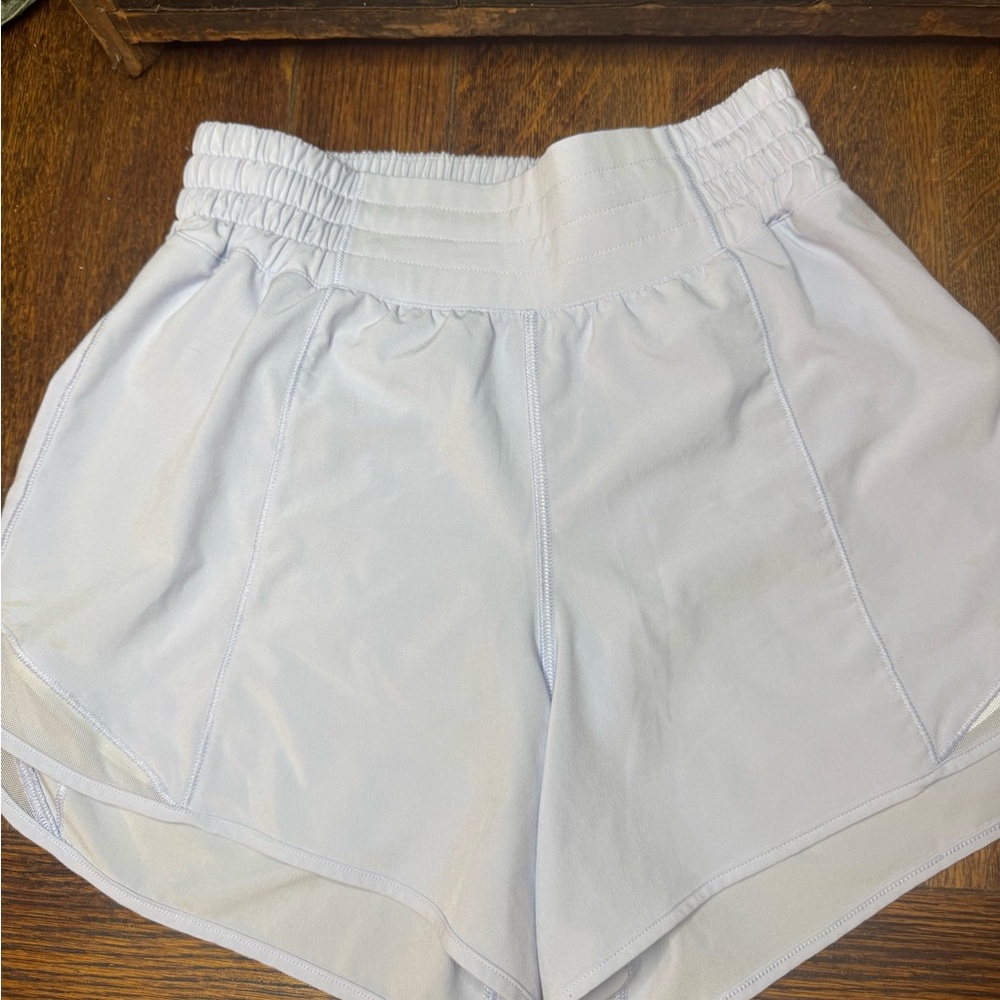 Women's violet lulu lemon shorts size 4